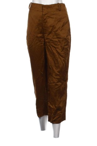 Дамски панталон Zara, Размер L, Цвят Кафяв, Цена 14,31 €, #136707437