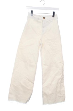 Дамски панталон Stradivarius, Размер XS, Цвят Екрю, Цена 12,78 €, #136723674
