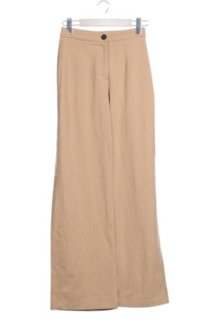 Дамски панталон Bershka, Размер XXS, Цвят Бежов, Цена 8,69 €, #136741043