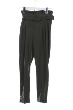 Pantaloni de femei Bershka, Mărime XXS, Culoare Verde, Preț 55,99 Lei, #136743215