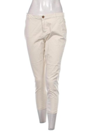 Damskie spodnie Zara, Rozmiar M, Kolor ecru, Cena 83,99 zł, #136748463