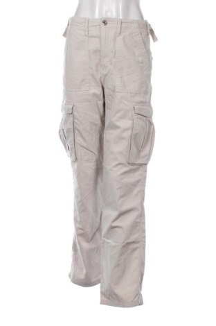 Damskie spodnie Bershka, Rozmiar M, Kolor ecru, Cena 78,99 zł, #136681871