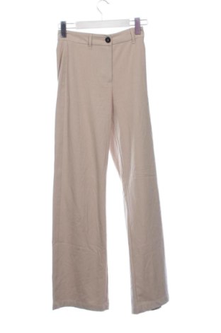 Pantaloni de femei Bershka, Mărime XS, Culoare Bej, Preț 55,99 Lei, #136683016