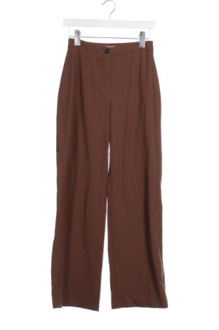Damskie spodnie Bershka, Rozmiar XS, Kolor Brązowy, Cena 80,99 zł, #136697051