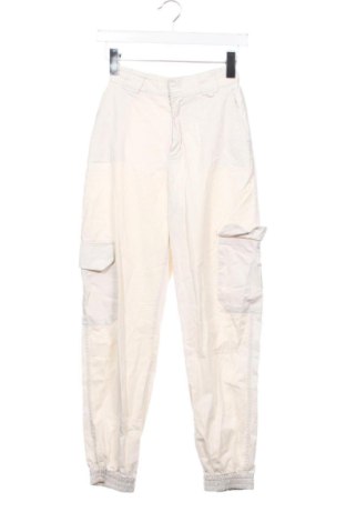 Pantaloni de femei Pull&Bear, Mărime XS, Culoare Ecru, Preț 57,99 Lei, #136682540