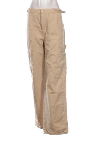 Pantaloni de femei Pull&Bear, Mărime XL, Culoare Bej, Preț 44,99 Lei, #136684620