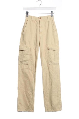 Pantaloni de femei Stradivarius, Mărime XXS, Culoare Bej, Preț 145,99 Lei, #136672672