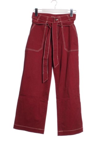 Pantaloni de femei Yessica, Mărime XS, Culoare Roșu, Preț 27,59 Lei, #136683924