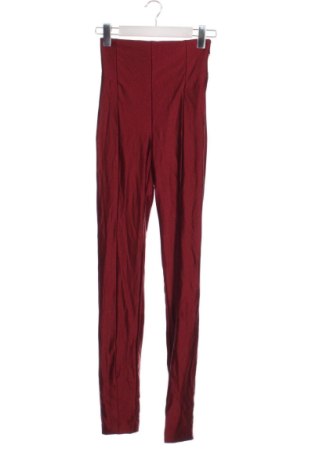 Damskie spodnie Zara, Rozmiar XS, Kolor Czerwony, Cena 64,99 zł, #136691853