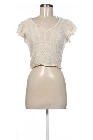 Pulover de femei Zara, Mărime S, Culoare Ecru, Preț 58,99 Lei, #136724368