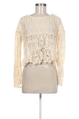 Дамски пуловер Zara, Размер S, Цвят Екрю, Цена 16,01 €, #136733337