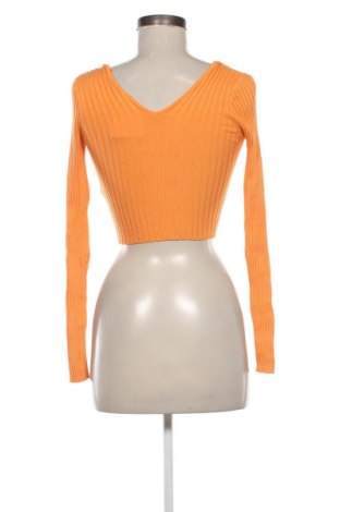 Pulover de femei Bershka, Mărime S, Culoare Portocaliu, Preț 48,99 Lei, #136706629