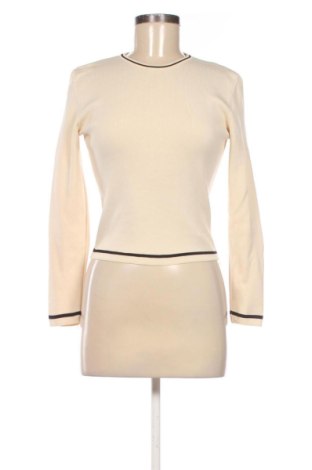 Damski sweter FullaModa, Rozmiar M, Kolor Beżowy, Cena 80,38 zł, #136695457