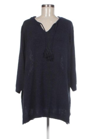 Damski sweter Ulla Popken, Rozmiar 4XL, Kolor Niebieski, Cena 110,99 zł