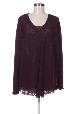 Damski sweter Unbranded, Rozmiar 3XL, Kolor Czerwony, Cena 77,68 zł, #136693887