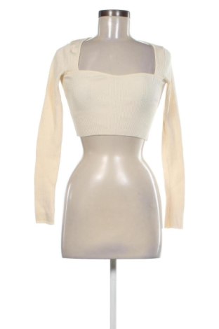 Damski sweter Zara, Rozmiar S, Kolor ecru, Cena 75,99 zł, #136703187