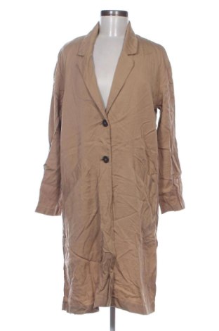 Dámský přechodný kabát  Bershka, Velikost L, Barva Béžová, Cena  595,00 Kč, #136708064