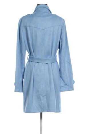 Trench de femei Allegra K, Mărime XL, Culoare Albastru, Preț 215,99 Lei