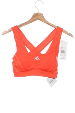 Damen Sporttop Adidas, Größe XS, Farbe Orange, Preis 39,00 €, #136654502