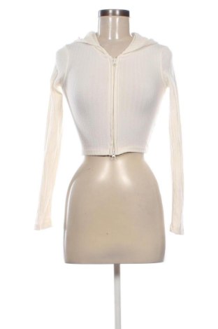 Дамски суитшърт Bershka, Размер XS, Цвят Екрю, Цена 15,33 €, #136725351