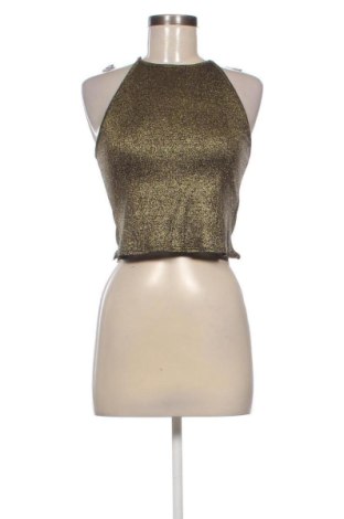 Top de femei H&M, Mărime S, Culoare Auriu, Preț 67,99 Lei, #136766649