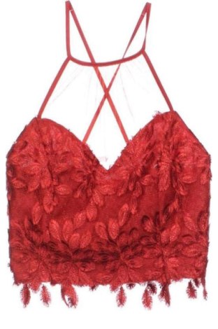 Damski top River Island, Rozmiar S, Kolor Czerwony, Cena 74,00 zł, #136671474