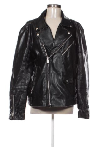 Geacă de piele pentru femei Zara, Mărime XL, Culoare Negru, Preț 109,48 Lei, #136740929