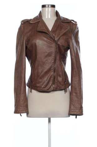 Geacă de piele pentru femei Massimo Dutti, Mărime M, Culoare Maro, Preț 598,62 Lei, #136775657
