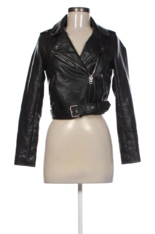 Damska kurtka skórzana Pull&Bear, Rozmiar S, Kolor Czarny, Cena 156,99 zł