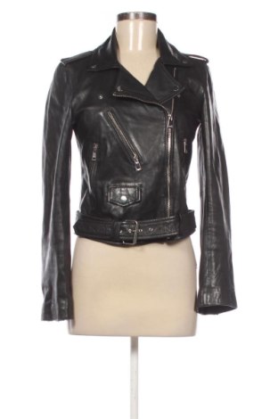 Damska kurtka skórzana Stradivarius, Rozmiar S, Kolor Czarny, Cena 267,92 zł, #136696294
