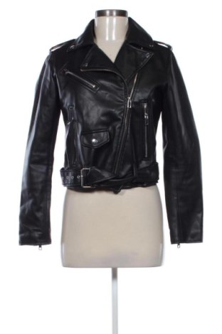 Geacă de piele pentru femei Zara, Mărime M, Culoare Negru, Preț 109,27 Lei, #136703383