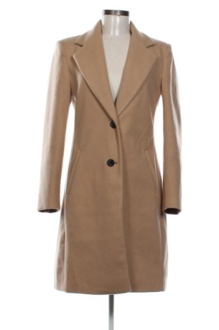 Palton de femei Zara, Mărime M, Culoare Bej, Preț 281,99 Lei, #136777624