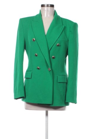 Sacou de femei Zara, Mărime L, Culoare Verde, Preț 127,45 Lei, #136684582