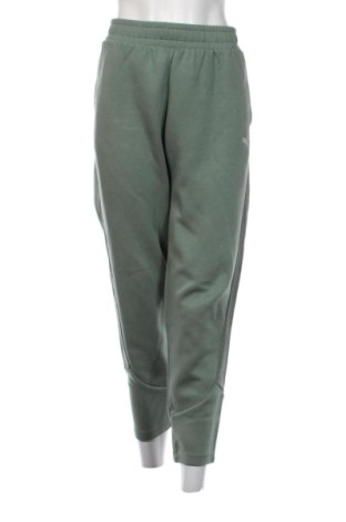 Дамско спортно долнище PUMA, Размер XL, Цвят Зелен, Цена 23,00 €, #136734107