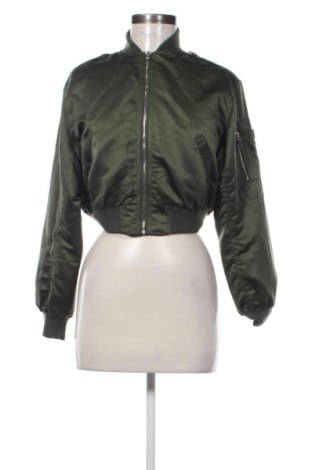 Dámska bunda  Bershka, Veľkosť XS, Farba Zelená, Cena  25,00 €, #136701741