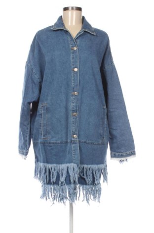 Geacă de femei Zara, Mărime M, Culoare Albastru, Preț 109,48 Lei, #136696402
