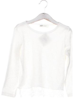 Παιδική μπλούζα H&M, Μέγεθος 5-6y/ 116-122 εκ., Χρώμα Λευκό, Τιμή 5,99 €, #136750976