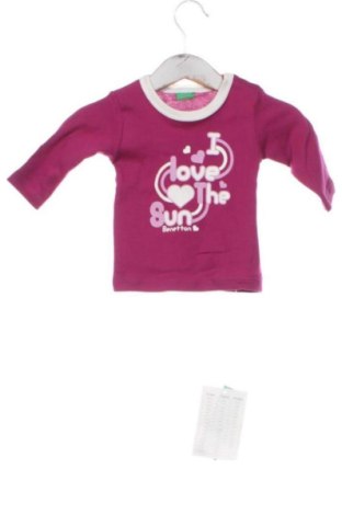 Dětská halenka  United Colors Of Benetton, Velikost 0-1m/ 50 cm, Barva Růžová, Cena  438,00 Kč, #136541982