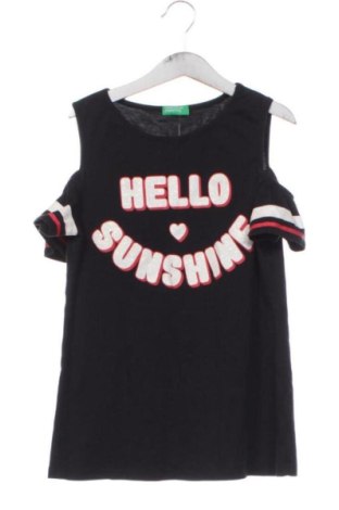 Bluză pentru copii United Colors Of Benetton, Mărime 10-11y/ 146-152 cm, Culoare Negru, Preț 62,56 Lei, #136694120