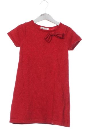 Детска рокля H&M, Размер 4-5y/ 110-116 см, Цвят Червен, Цена 11,75 €, #136693041