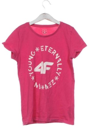 Детска тениска 4F, Размер 11-12y/ 152-158 см, Цвят Розов, Цена 7,65 €, #136695625