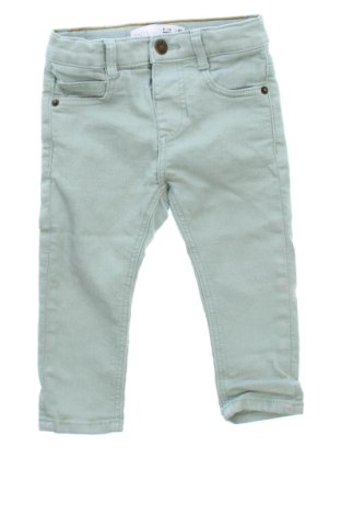 Dziecięce jeansy Zara, Rozmiar 9-12m/ 74-80 cm, Kolor Zielony, Cena 48,23 zł, #136647282