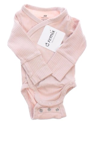 Dziecięce body H&M, Rozmiar 1-2m/ 50-56 cm, Kolor Różowy, Cena 32,15 zł, #136710611
