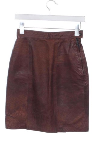 Skórzana spódnica Unbranded, Rozmiar XXS, Kolor Brązowy, Cena 192,91 zł, #136756616