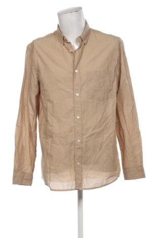 Мъжка риза H&M, Размер L, Цвят Бежов, Цена 8,18 €, #136723999