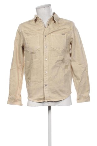 Мъжка риза Zara, Размер S, Цвят Бежов, Цена 11,24 €, #136726031
