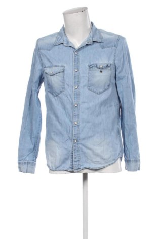 Cămașă de bărbați H&M, Mărime M, Culoare Albastru, Preț 52,13 Lei, #136731455