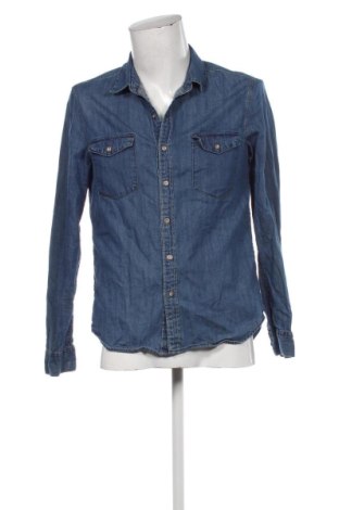 Мъжка риза H&M, Размер L, Цвят Син, Цена 9,71 €, #136737694