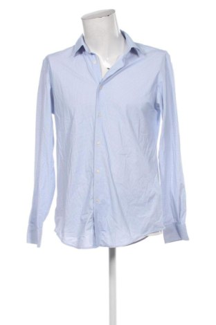 Cămașă de bărbați Zara, Mărime L, Culoare Albastru, Preț 88,53 Lei, #136755467