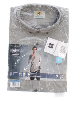 Herrenhemd Straight Up, Größe L, Farbe Grau, Preis 24,00 €, #136672623